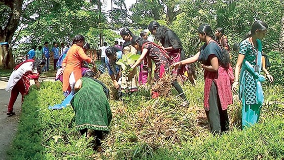 Swachh Bharat Cleanliness Drive by GATE NSS Volunteers