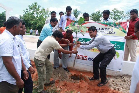 Tree Plantation Drive by GATE College NSS